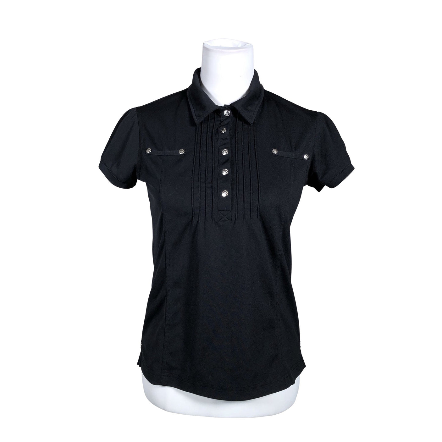 Unisex Daily - Sports shirt, short sleeve, size 38 - Black (1)