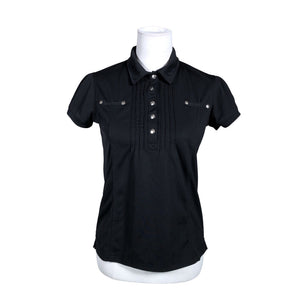 Unisex Daily - Sports shirt, short sleeve, size 38 - Black (1)