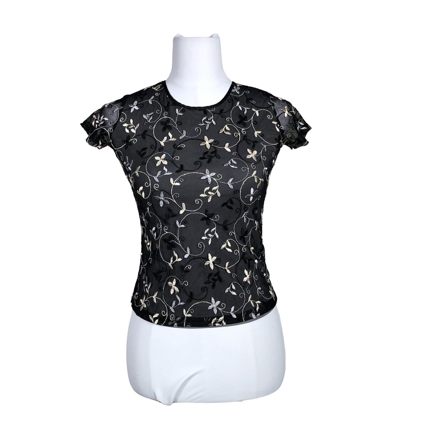 Unisex InWear - Short-sleeved blouse, size 34 - Black (1)