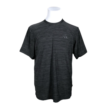 Unisex Adidas - Sports shirt, short sleeve, size M - Gray ()