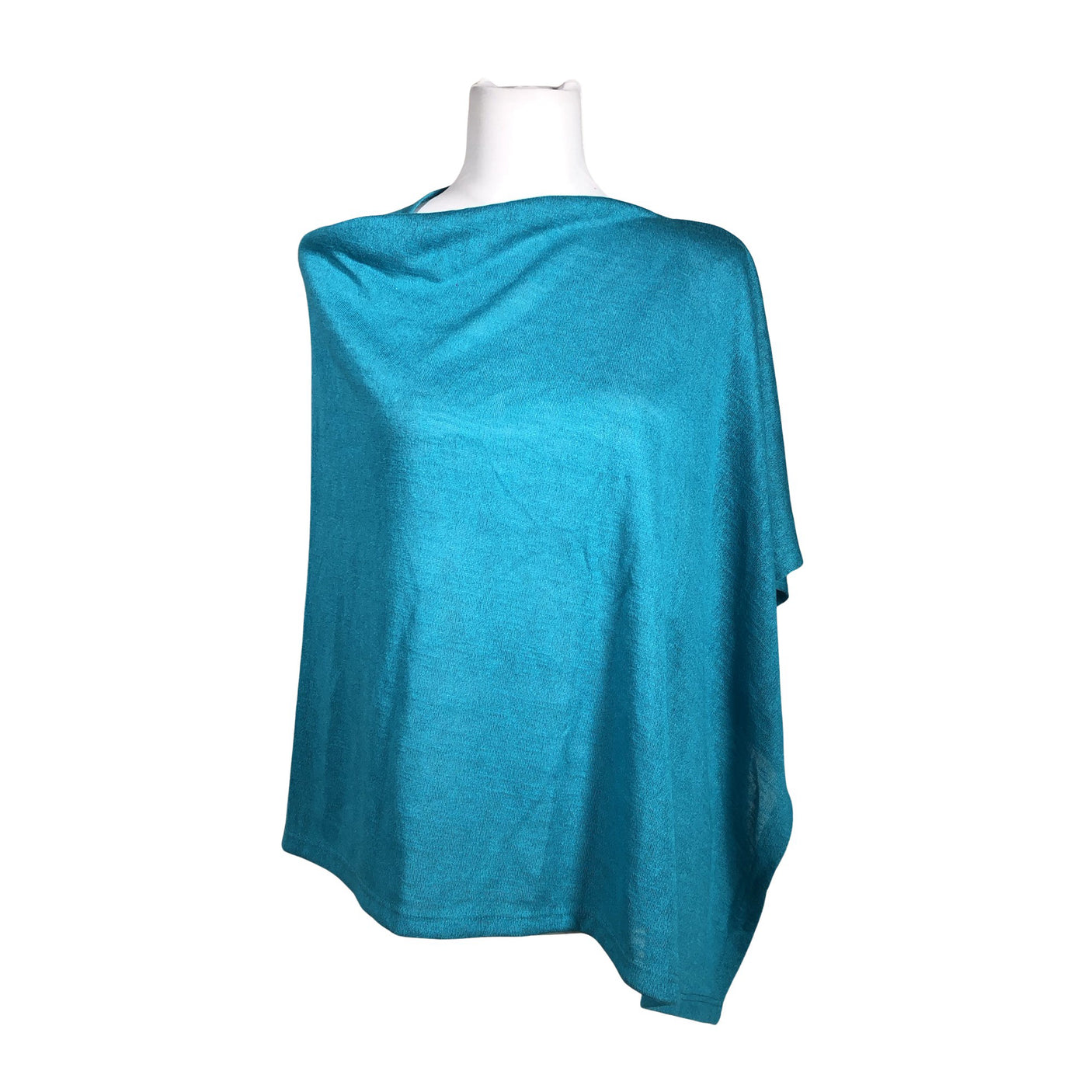 Unisex Mingel - Poncho, size 38 - Turquoise (1)
