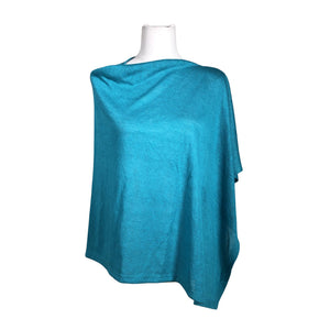 Unisex Mingel - Poncho, size 38 - Turquoise (1)