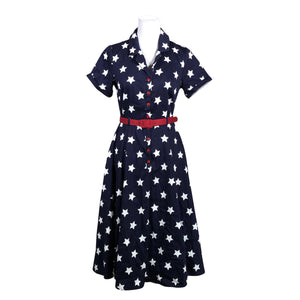 Unisex Collectif - Dress, size 36 - Blue (1)