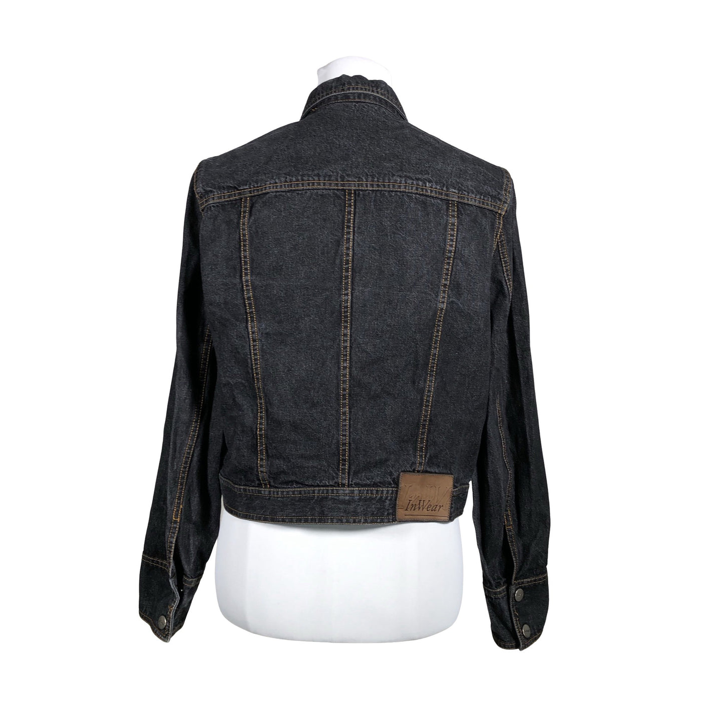 Unisex InWear - Denim jacket, size 38 - Black (2)