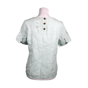 Unisex Esprit - Short-sleeved blouse, size 36 - Green (2)