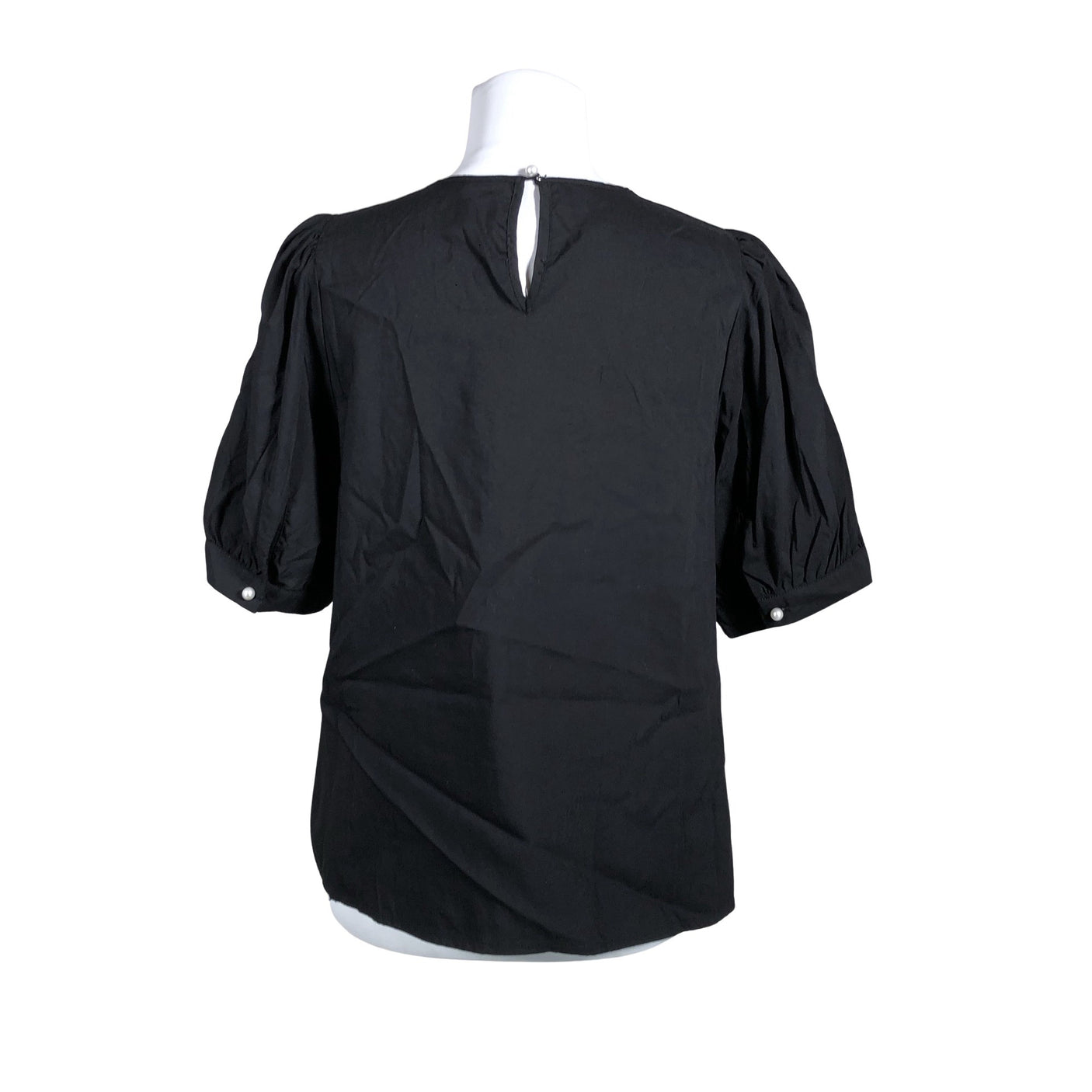 Unisex In Front - Short-sleeved blouse, size 38 - Black (2)