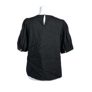 Unisex In Front - Short-sleeved blouse, size 38 - Black (2)