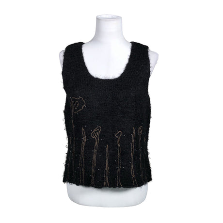 Unisex Noa Noa - Knit vest, size 40 - Black ()