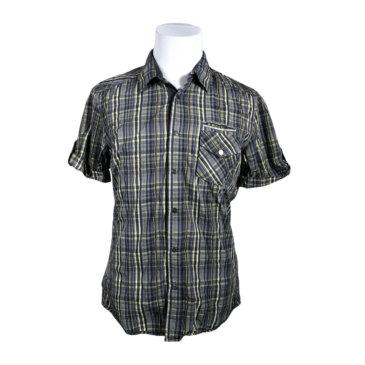 Unisex Esprit - Collared shirt, size M - Gray (1)
