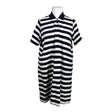 Unisex Zizzi - Pique dress, size 46 - Blue ()