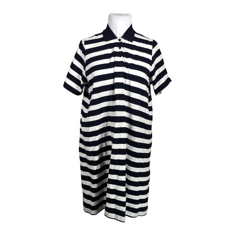 Unisex Zizzi - Pique dress, size 46 - Blue ()