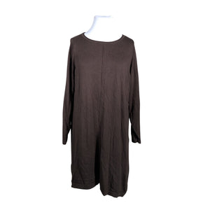Unisex Zizzi - Knit dress, size 46 - Brown (1)