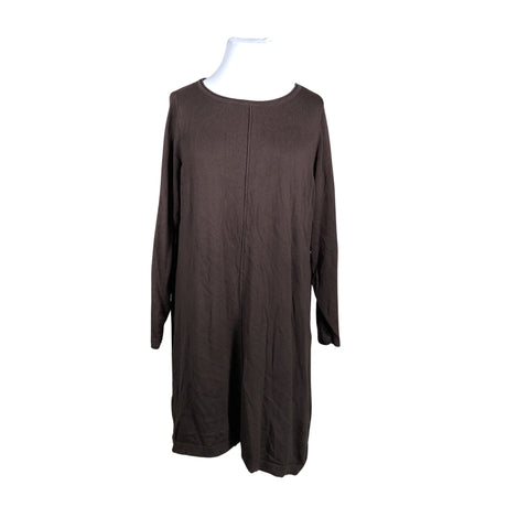 Unisex Zizzi - Knit dress, size 46 - Brown ()
