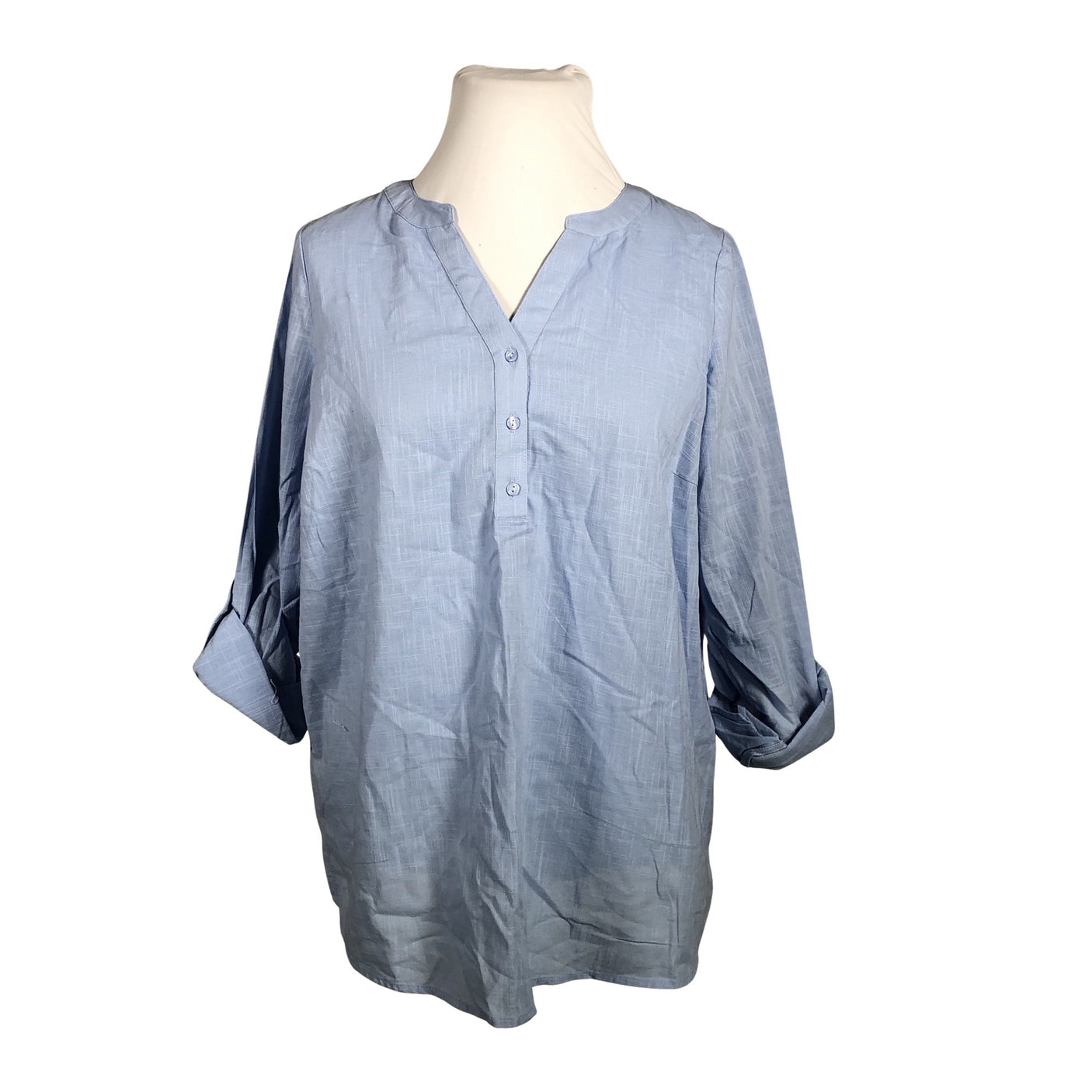 Unisex Zizzi - Blouse, size 42 - Light blue (1)