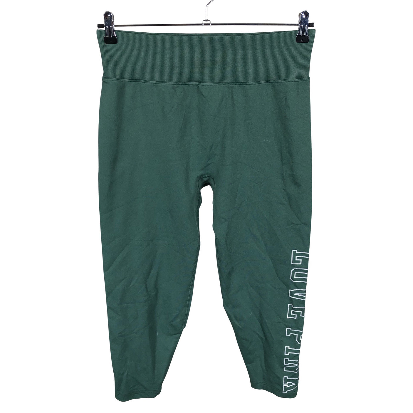 Unisex Victoria's Secret - Sports capri pants, size 42 - Green (1)