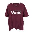 Unisex Vans - T-shirt, size 140 - 146 - Wine red ()