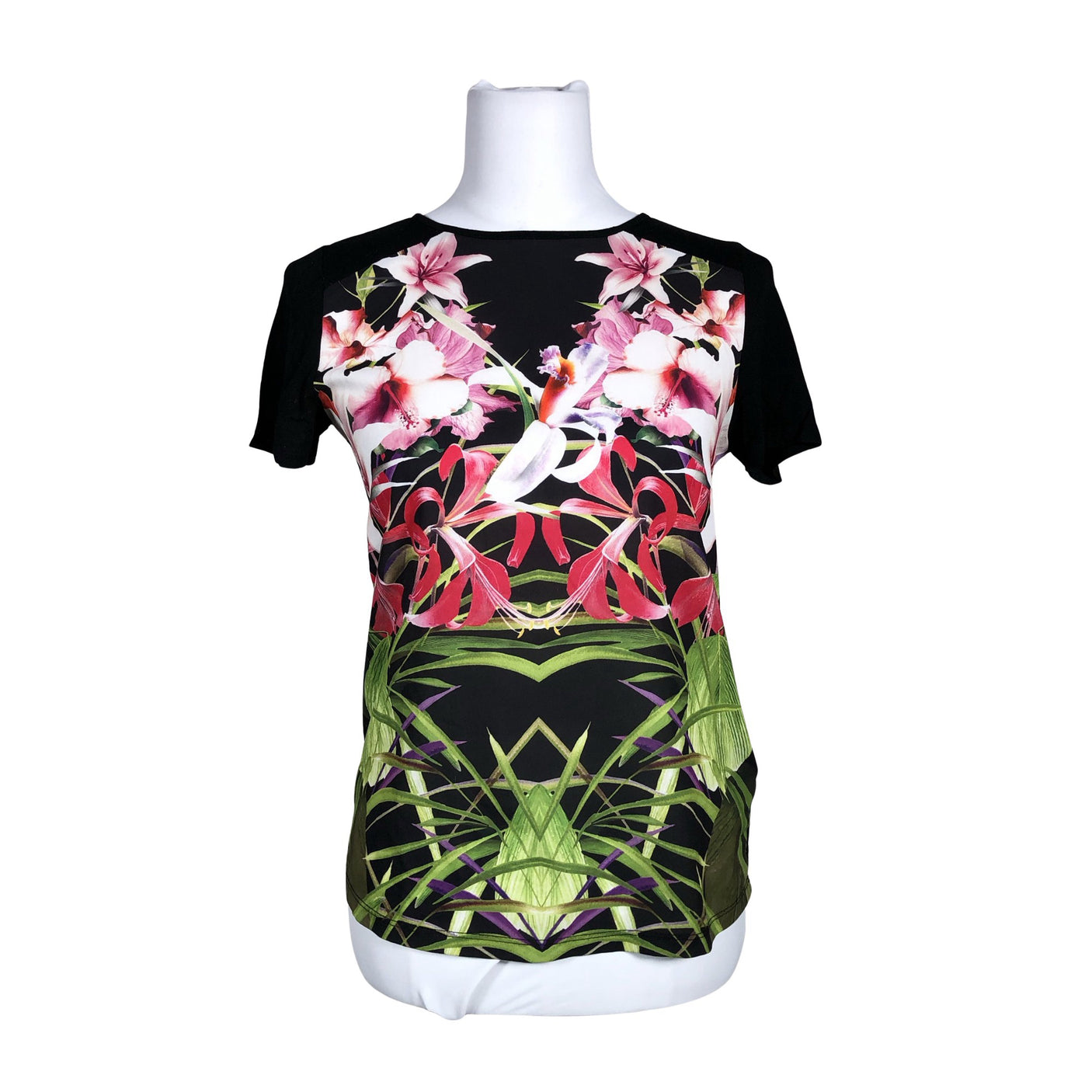 Unisex Ted Baker - Short-sleeved blouse, size 34 - Black (1)