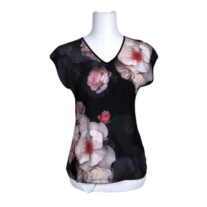 Unisex Ted Baker - Short-sleeved blouse, size 34 - Black (1)