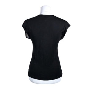 Unisex Ted Baker - Short-sleeved blouse, size 34 - Black (2)