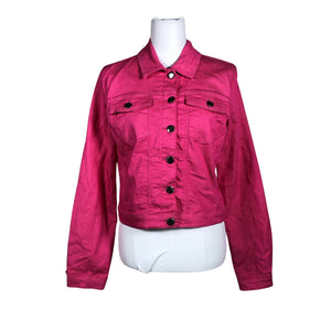 Unisex Ze-Ze - Denim jacket, size 38 - Pink (1)