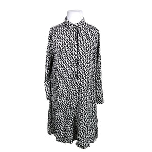 Unisex Gerry Weber - Schiffon dress, size 46 - Black (1)
