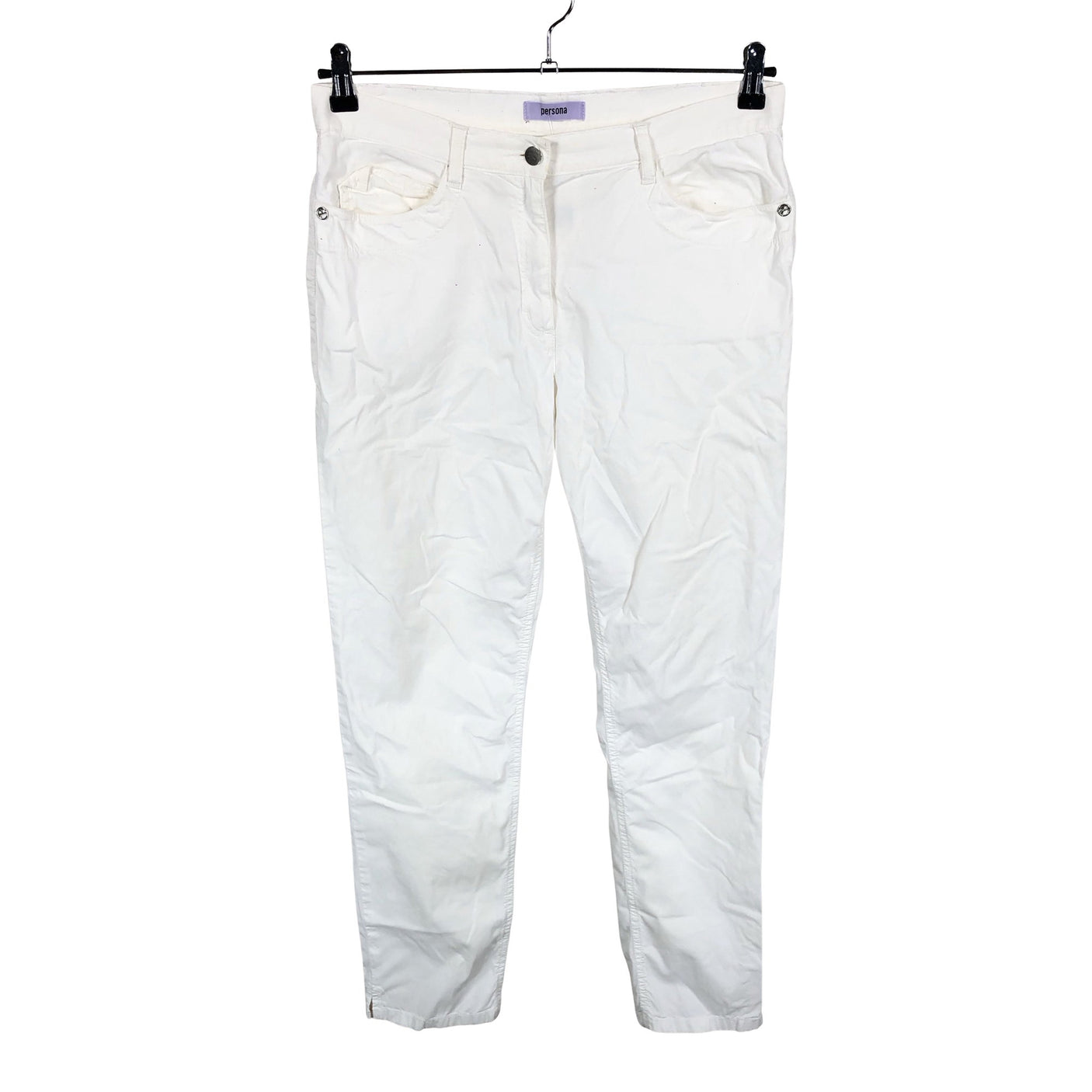 Unisex Persona by Marina Rinaldi - Slacks, size 42 - White (1)