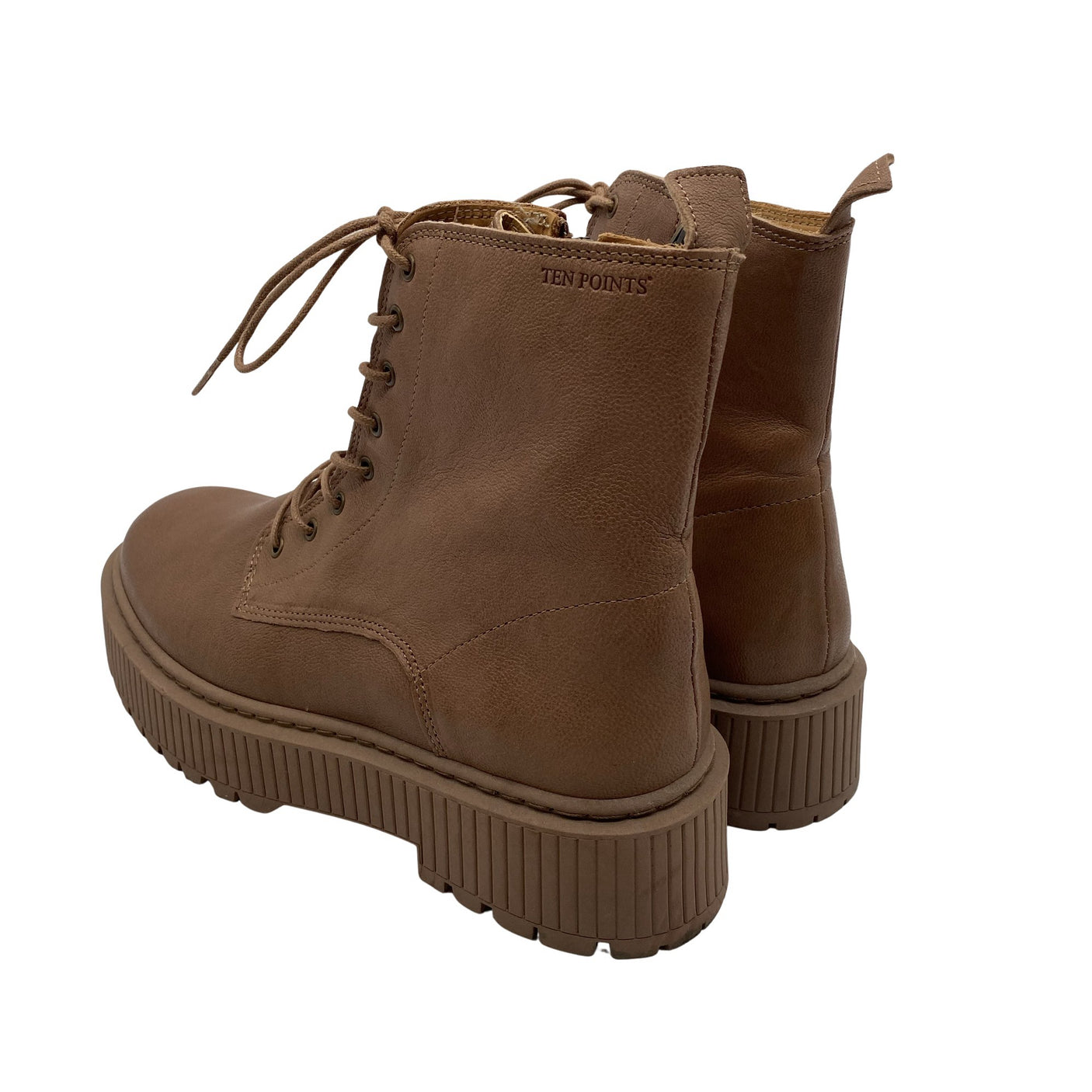 Unisex Ten Points - Ankle boots, size 41 - Brown (3)
