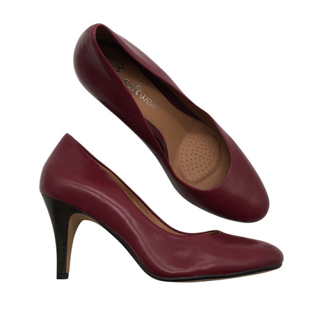 Unisex Clarks - High heels, size 42 - Wine red ()