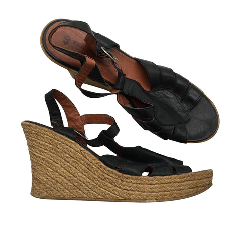 Unisex Tamaris - Wedge sandals, size 40 - Black ()