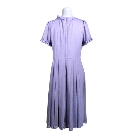 Unisex Hell Bunny - Schiffon dress, size 40 - Violet (2)