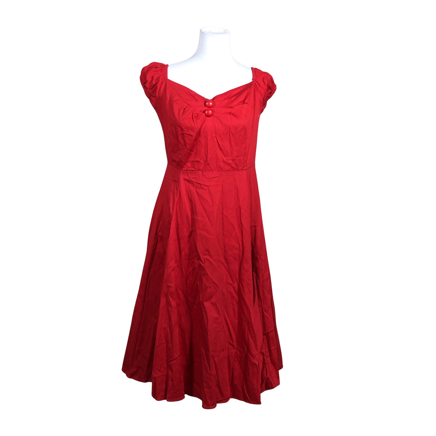 Unisex Collectif - Dress, size 40 - Red (1)