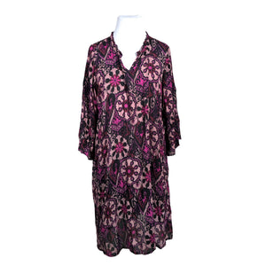 Unisex Zhenzi - Schiffon dress, size 44 - Violet (1)