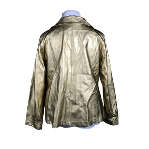 Unisex 2W Paris - Leather jacket, size 44 - Gold (2)
