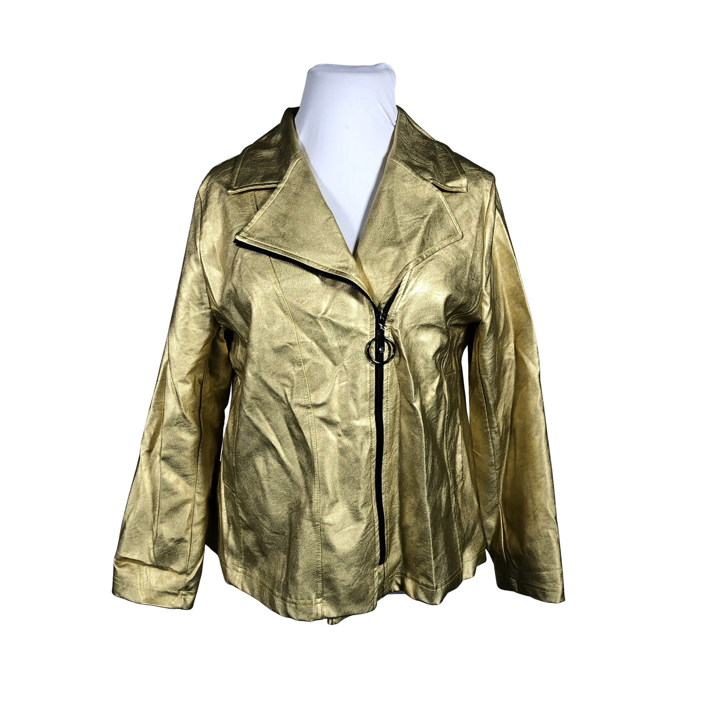 Unisex 2W Paris - Leather jacket, size 44 - Gold (1)