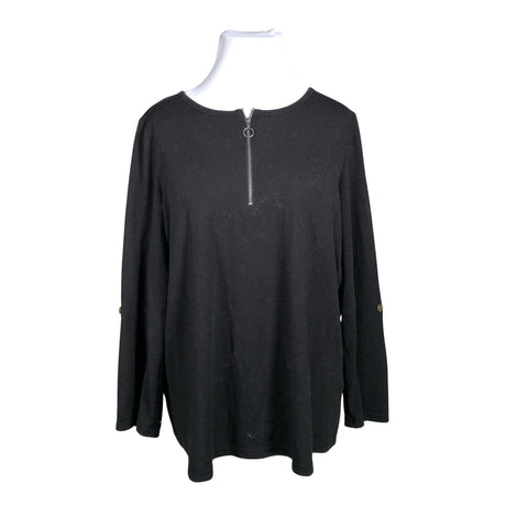 Unisex Zizzi - Knit tunic, size 46 - Black ()
