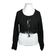 Unisex ME - Knit bolero jacket, size 42 - Black ()