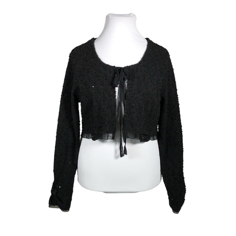 Unisex ME - Knit bolero jacket, size 42 - Black ()
