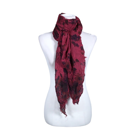 Unisex Anna Justper - Scarf, size Maxi - Wine red ()