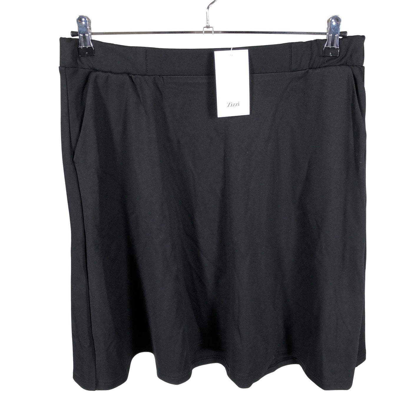 Unisex Zizzi - Tricot skirt, size 46 - Black (1)