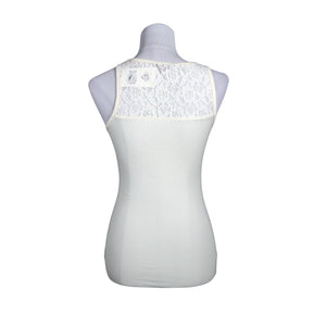 Unisex Tommy Hilfiger - Tricot tank top, size 36 - Natural white (2)