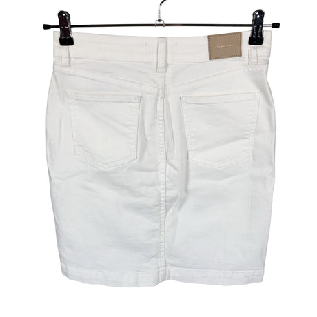 Unisex Part two - Denim skirt, size 36 - White (2)