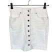 Unisex Part two - Denim skirt, size 36 - White ()