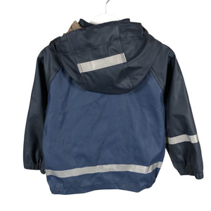 Unisex Zig Zag - Rain jacket, size 92 - 98 - Blue (2)