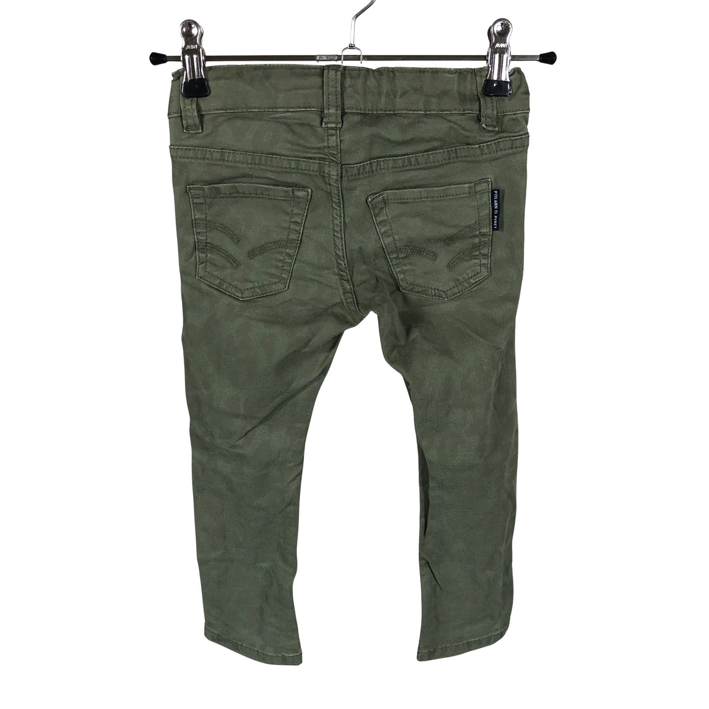 Unisex Polarn O. Pyret - Jeans, size 92 - 98 - Green (2)