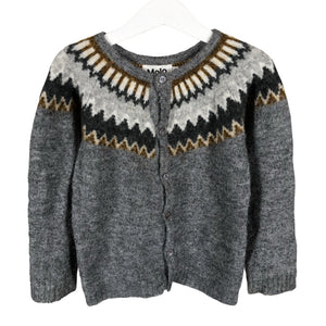 Unisex Molo Kids - Cardigan, size 98 - 104 - Gray (1)