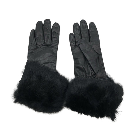 Unisex St. Emile - Leather gloves, size Ei kokoa - Black ()