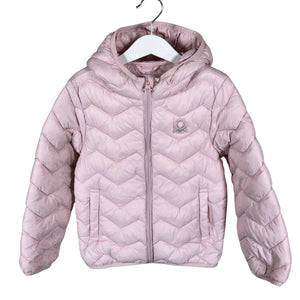 Unisex Benetton - Lightly padded jacket, size 110 - 116 - Light pink (1)