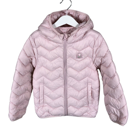 Unisex Benetton - Lightly padded jacket, size 110 - 116 - Light pink ()