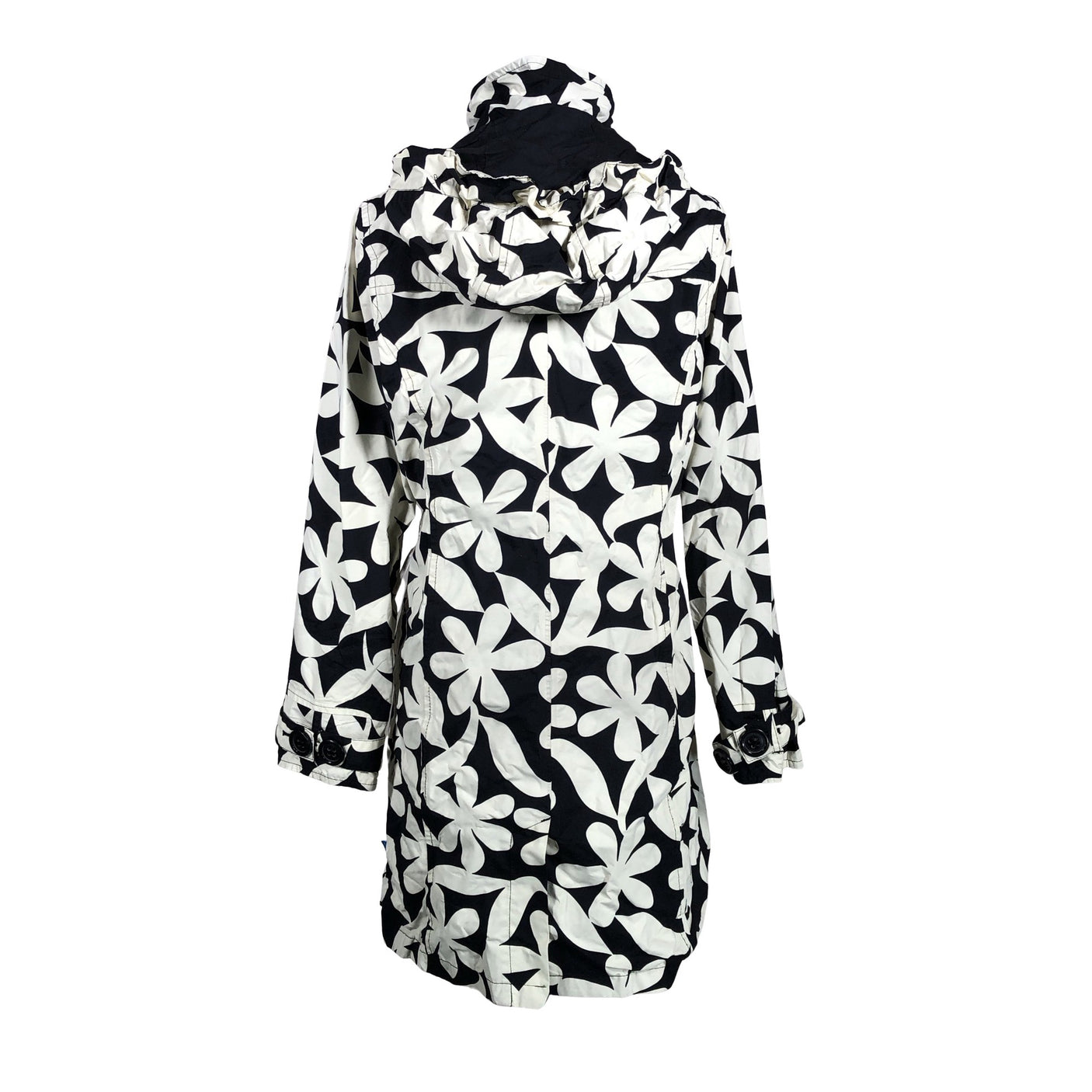 Unisex Happy Rainy Days - Rain jacket, size 38 - Black (2)