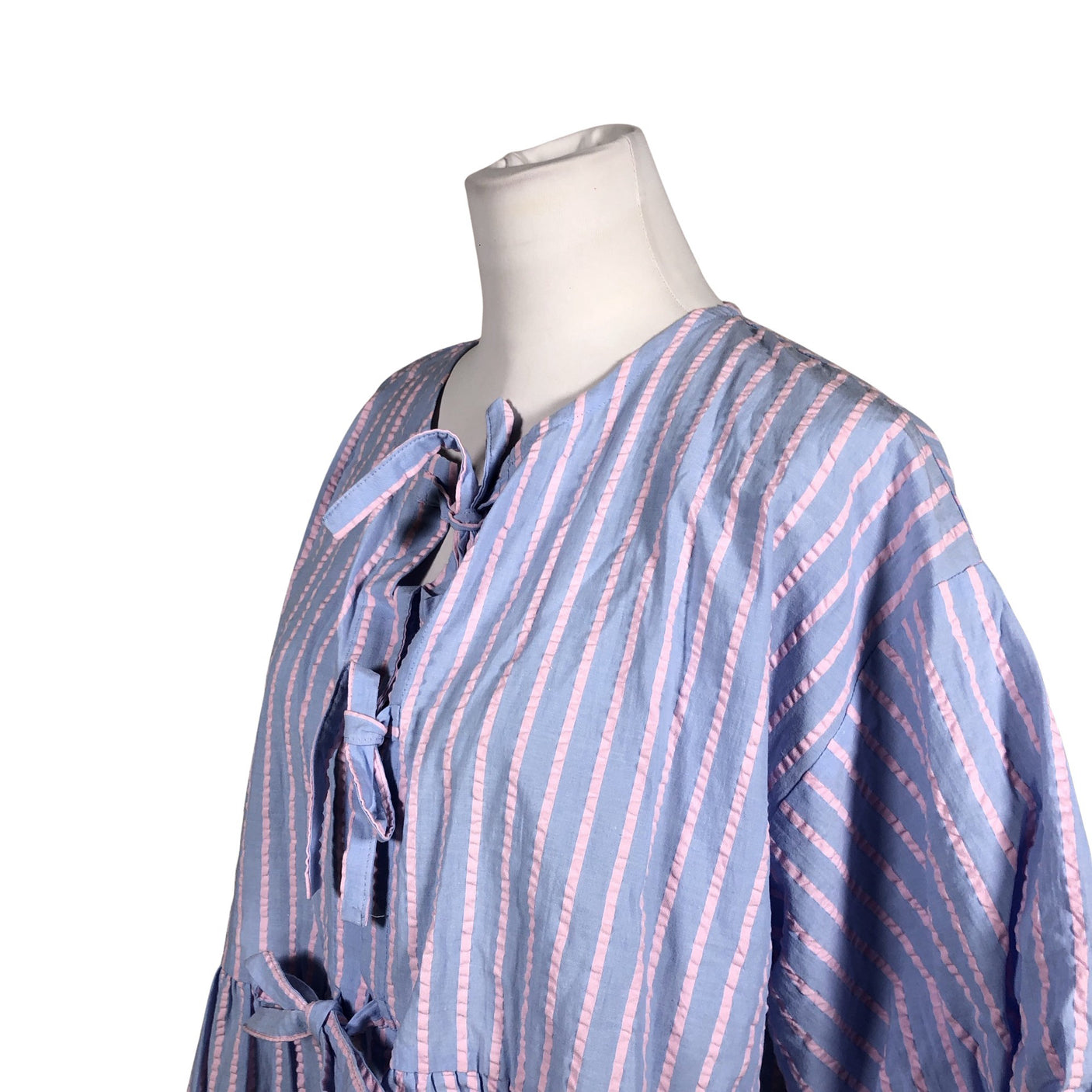 Unisex Gauhar - Short-sleeved blouse, size 40 - Light blue (2)
